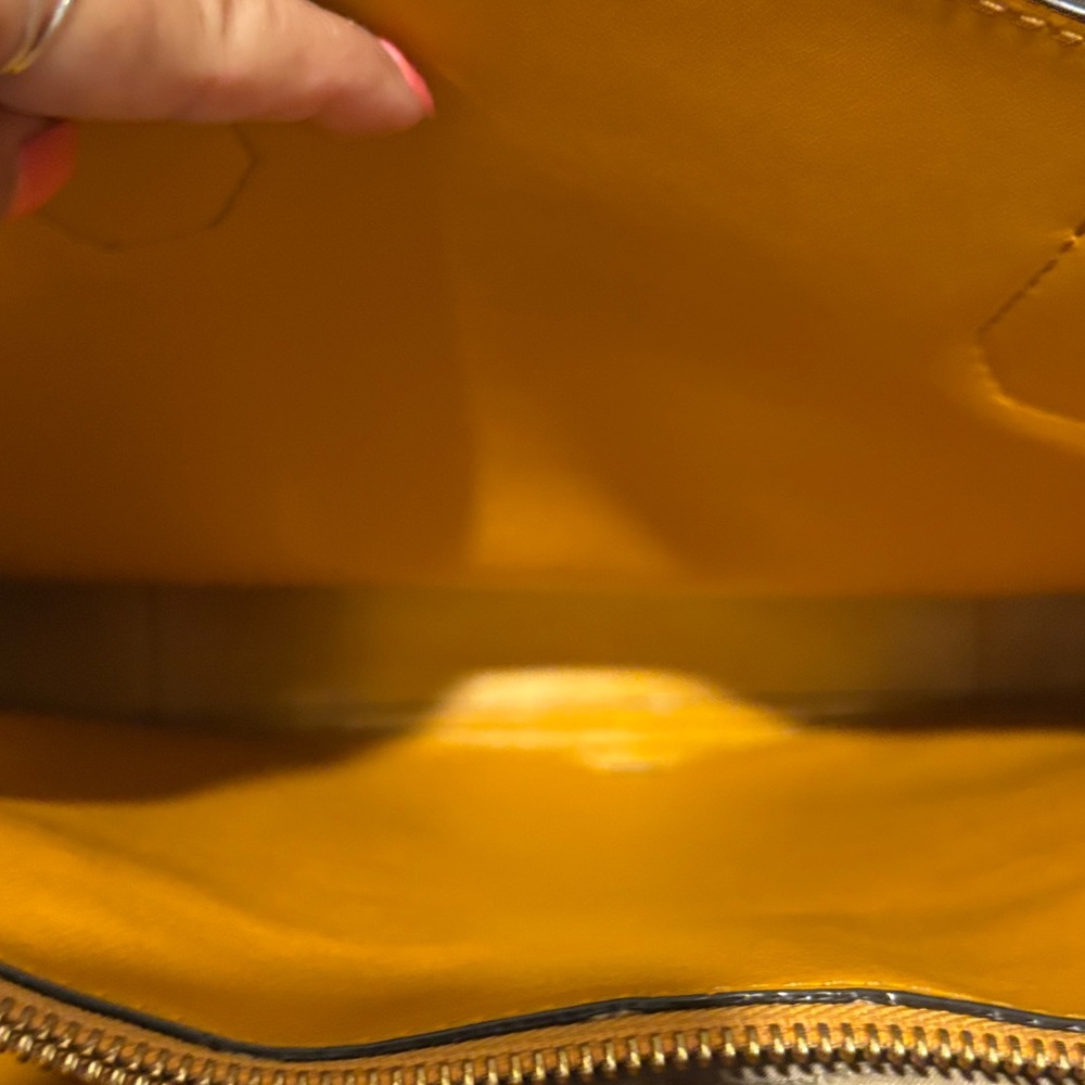 Michael Kors Mustard Satchel Bag - Picture 10 of 12